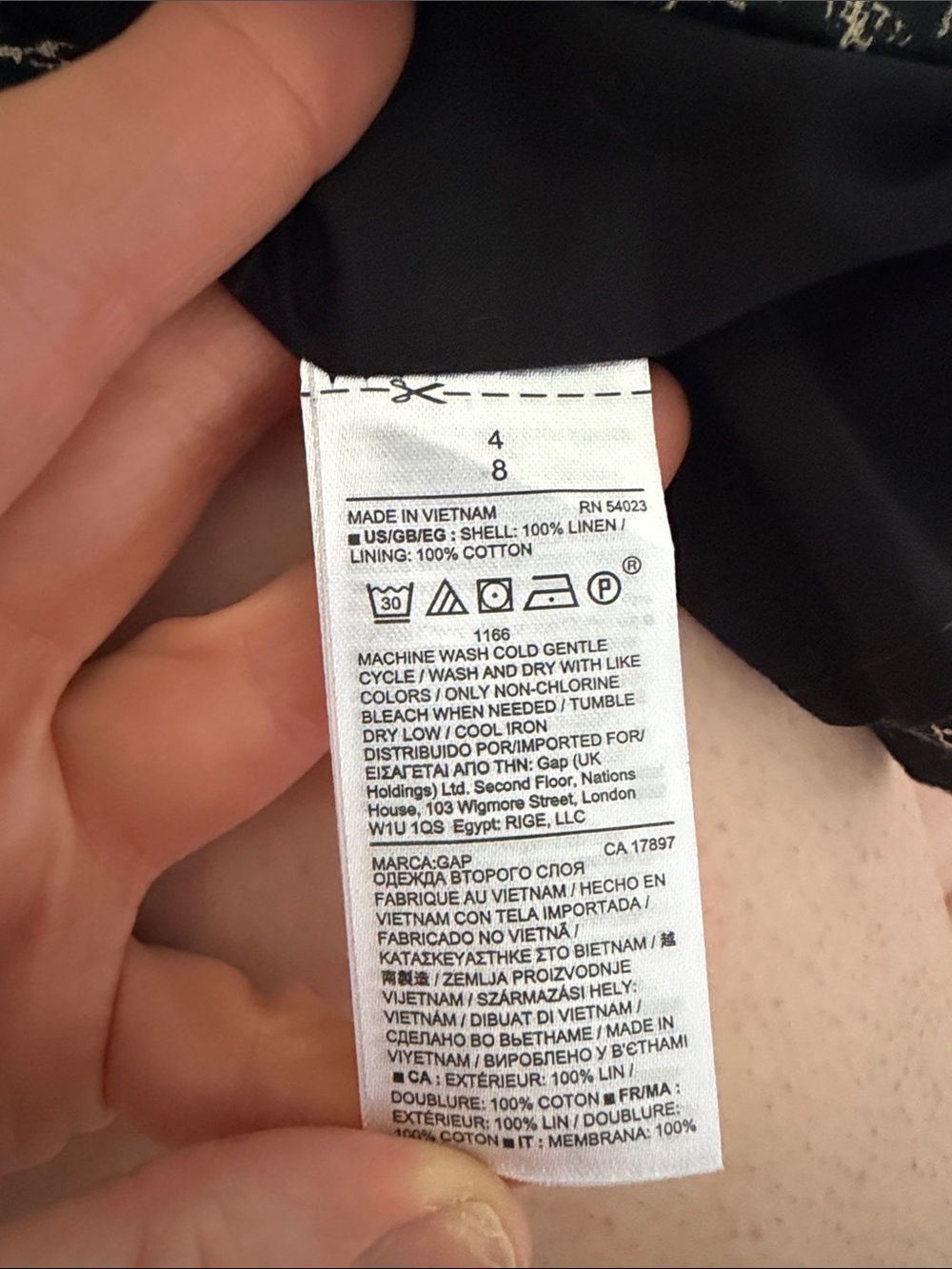 GAP - Linen fit and flare dress - Picture 2 of 4
